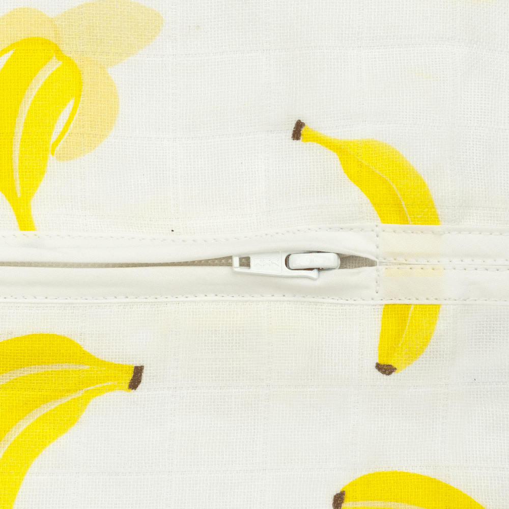 Set | 2x Slaapzak Little Boo Hydrofiel - Cozy Clover Pink + Go Bananas Yellow 70cm null_12