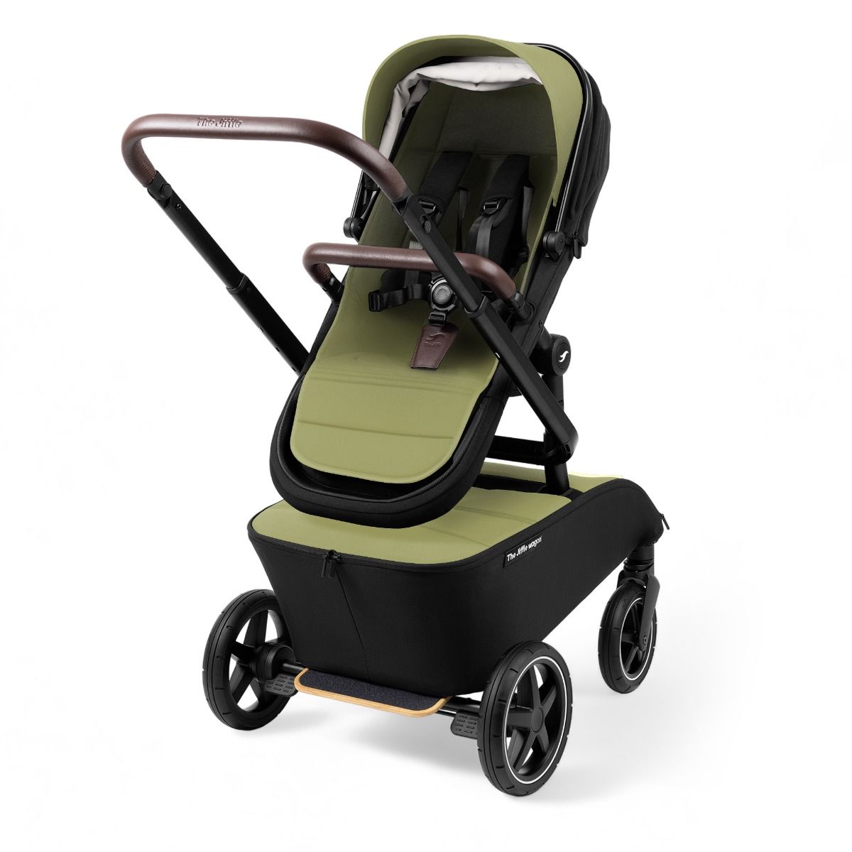 Kinderwagen The Jiffle Green + Autostoel Novi Jacky Pro 360 V2, Base & Accessoires + GRATIS Bolderkarzitje & Voetenzak null_13