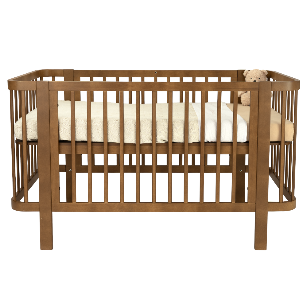 Meegroei Ledikant Novi Klara Incl. Bedzijde 70x140 Walnut null_4