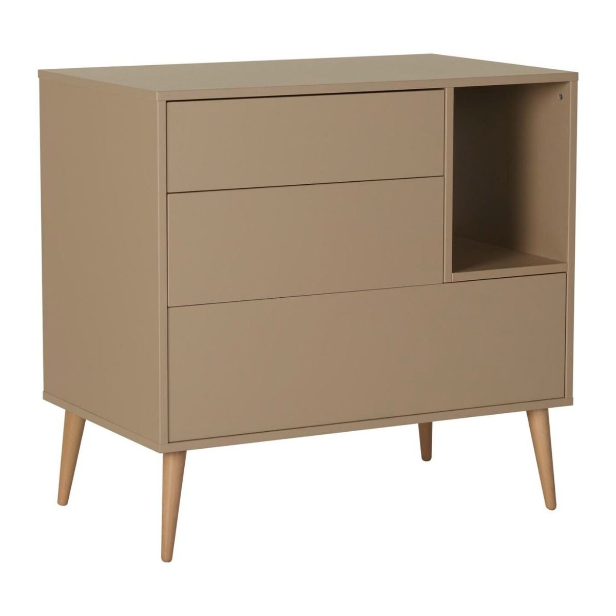 Babykamer Quax Cocoon Latte (Ledikant + Commode) null_5