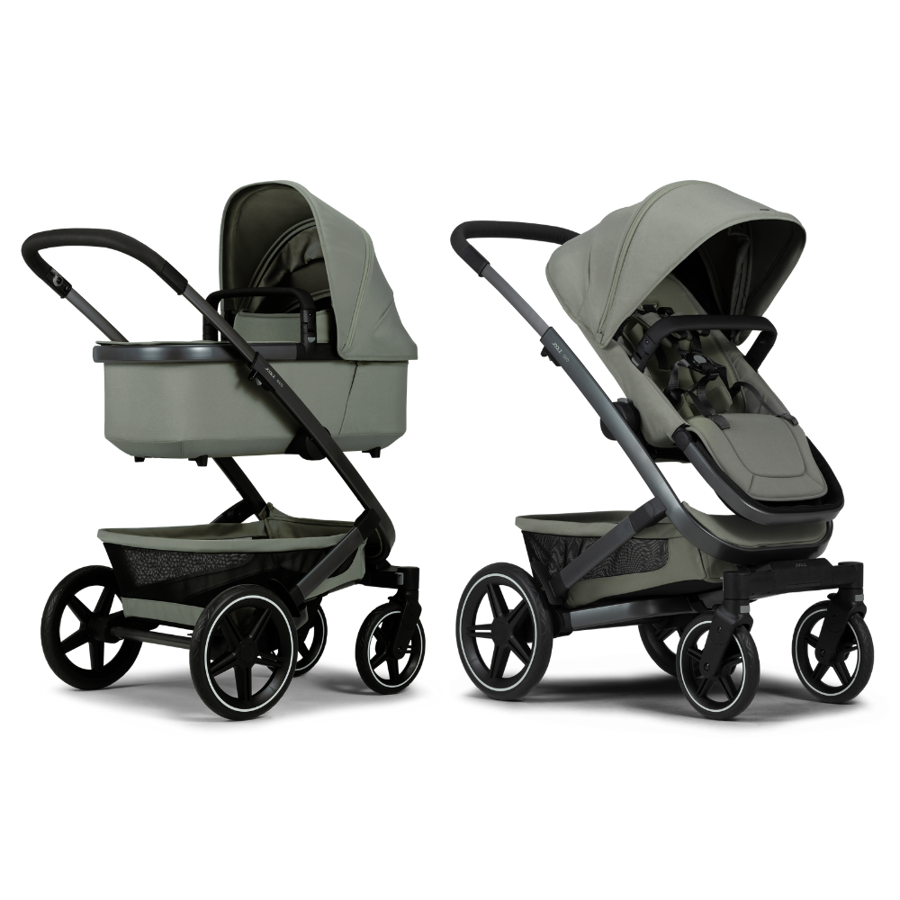 Kinderwagen Joolz Geo³ Sage Green + Autostoel Joy Pro Glide 360° I-Size & Base & Adapterset null_2