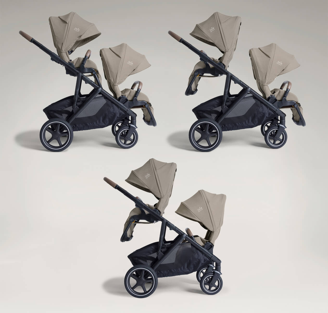 Tweeling Kinderwagen Joie Signature Versiti Sandstone null_14