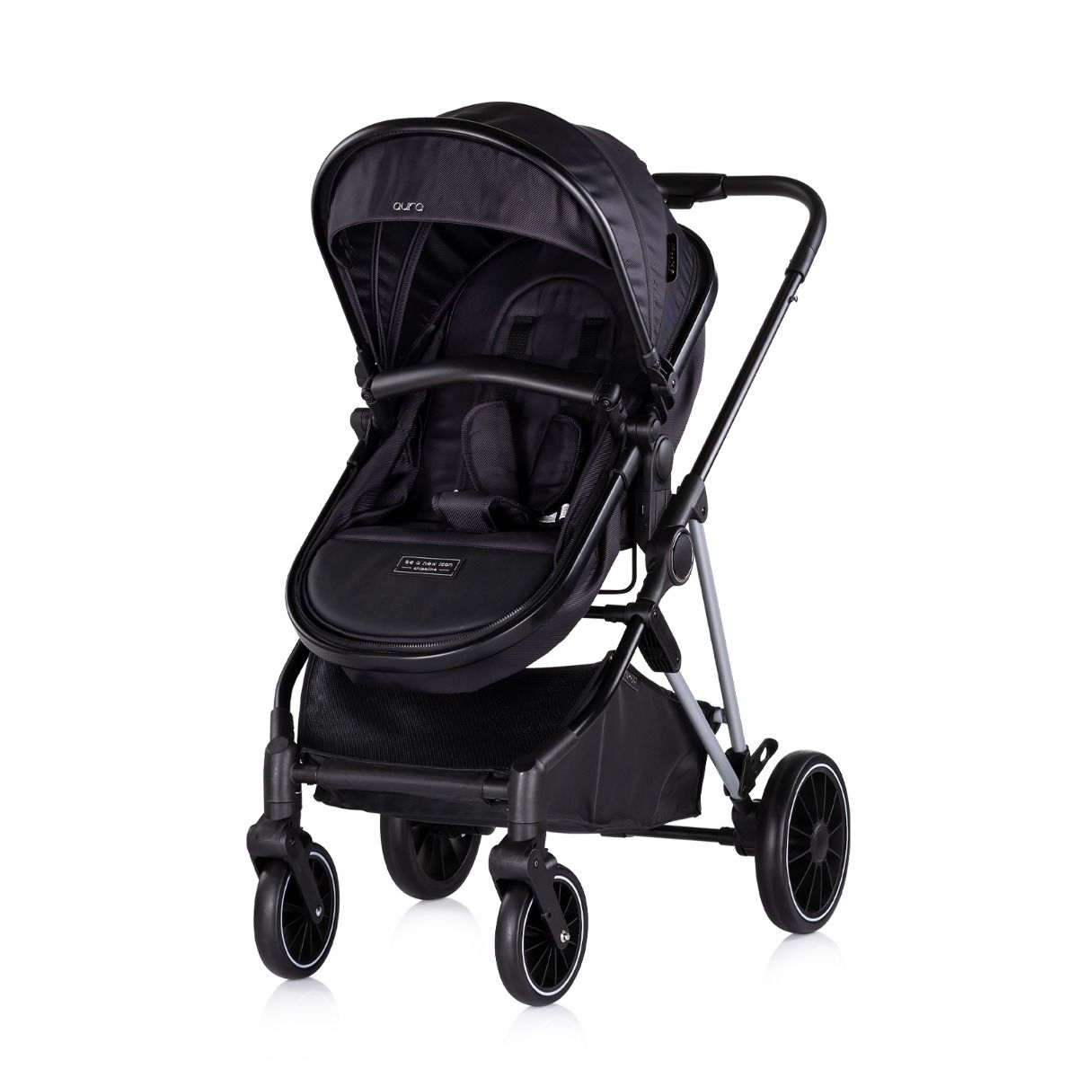 Kinderwagen Chipolino Aura 2-in-1 Blackberry + Autostoel Chipolino Aura Blackberry null_3