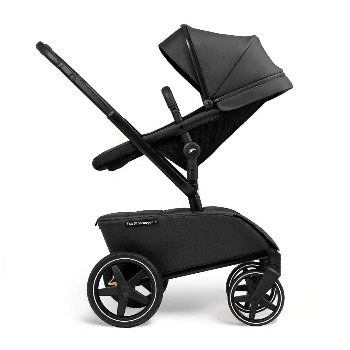 Kinderwagen The Jiffle V2 Black met Autostoel Cybex Cloud G3, Base, Adapterset & Bolderkar- en Duozitje null_23