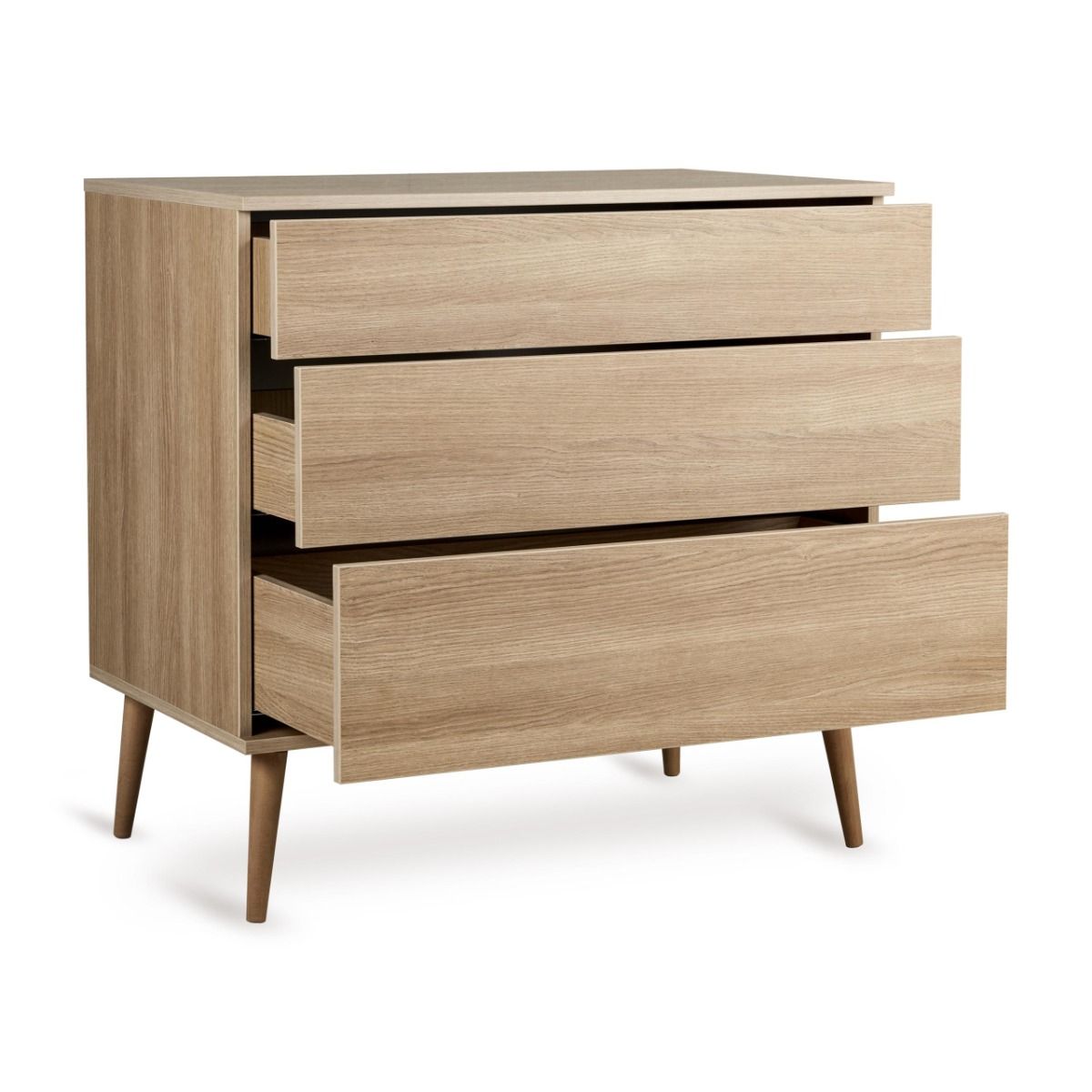 Babykamer Quax Flow Honey Ash (Ledikant + Commode) null_6
