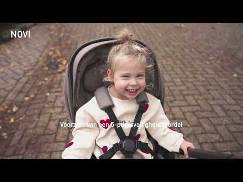 Kinderwagen Novi Luna Premium Solid Sand met Autostoel Jacky Pro 360 V2 & Base null_2