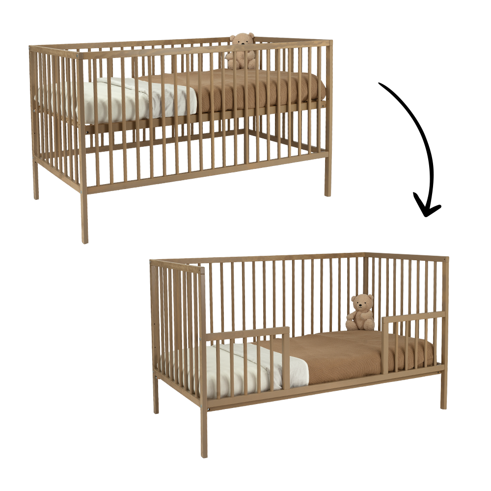 Meegroei Ledikant Colorfull Home Diana Linea Classic 70x140 Amber Oak null_1