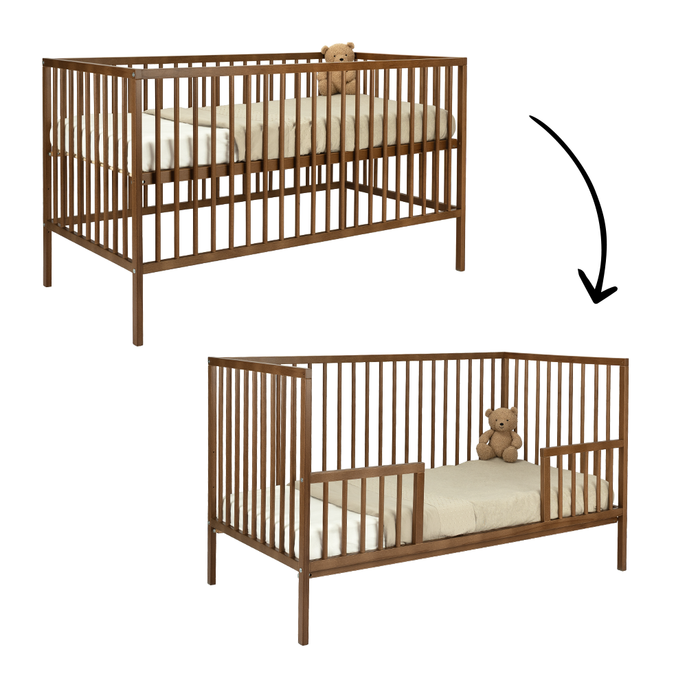 Meegroei Ledikant Colorfull Home Diana Linea Classic 70x140 Walnut null_1