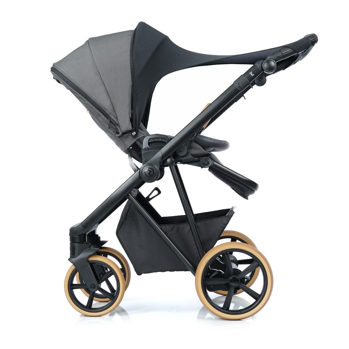 Kinderwagen ROAN IVI 2.0 Vintage Turkish Coffee met Autostoel Pebble 360° Pro2 & Base Slide Tech null_18