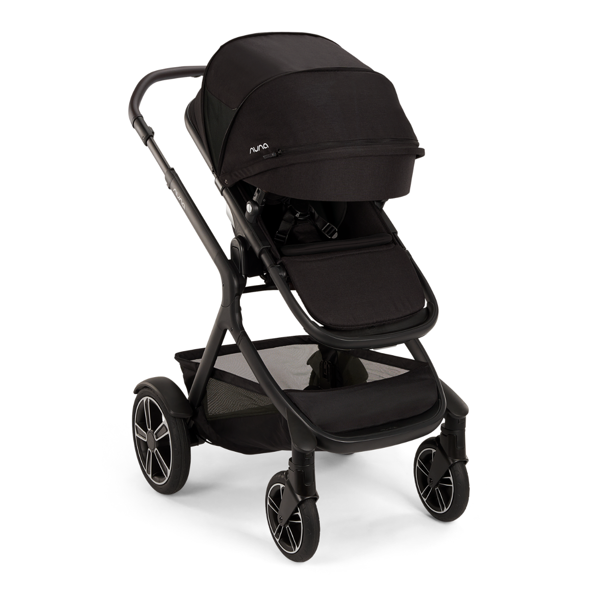 Kinderwagen Nuna DEMI Next Caviar + Autostoel Nuna PIPA Next Caviar Chocolate & Base Nuna 360 System null_9