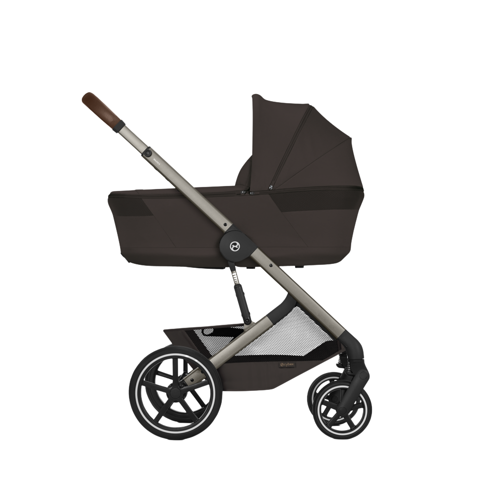 Kinderwagen Balios S Lux BLK Chocolate Brown/Brown CarryCot Foldable Total Package Deal incl. Autostoel, Base, Kinderstoel, Co-Sleeper & Adapterset null_2