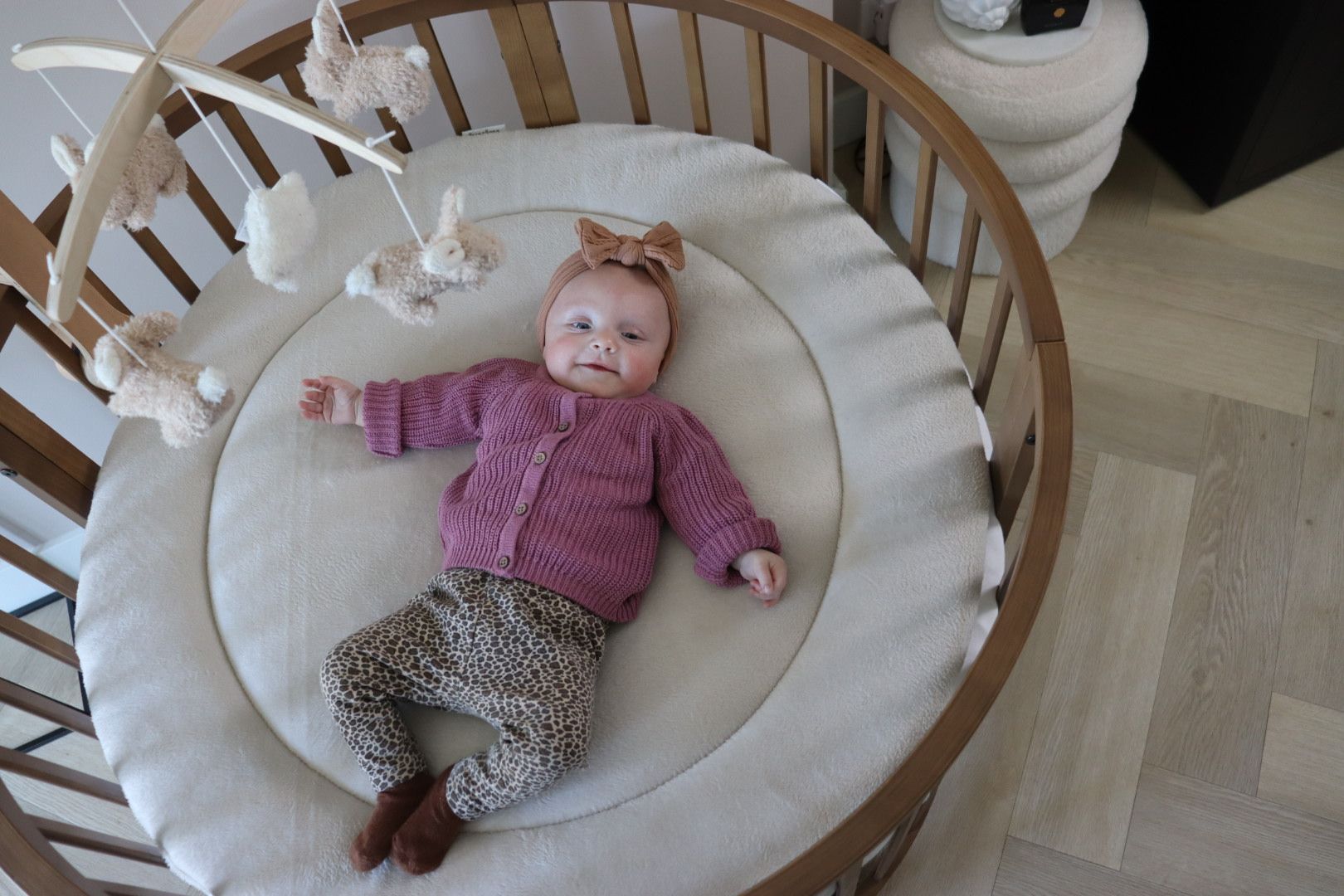 Set | Box Novi Mila Rond BonBon Incl. Boxmatras, Boxkleed en Babynest null_2