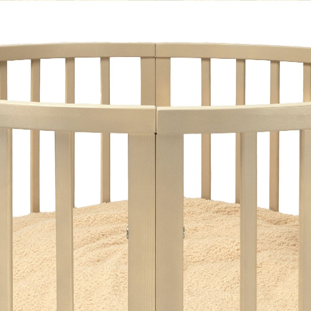 Set | Box Novi Mila Rond Sand Incl. Boxmatras, Boxkleed en Babynest null_10