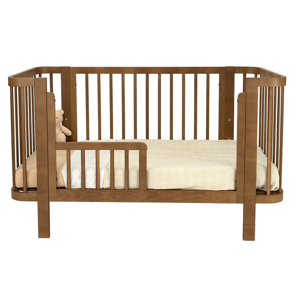 Meegroei Ledikant Novi Klara Incl. Bedzijde 70x140 Walnut null_8