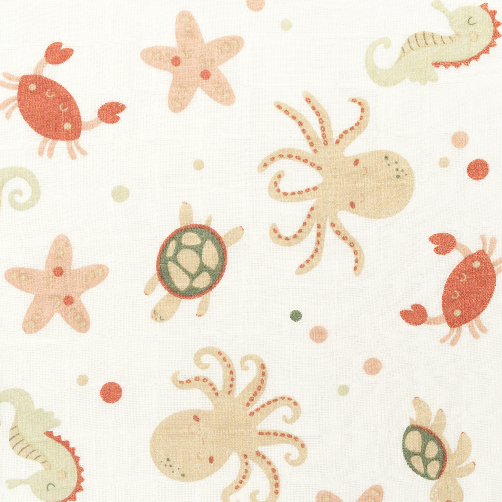 Set | 2x Slaapzak Little Boo Hydrofiel - Ocean Brown + Ocean Pink 70cm null_13
