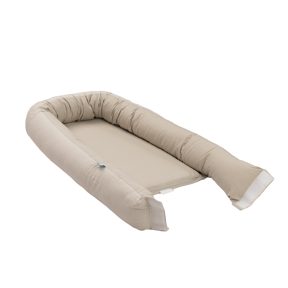Set | Boxkleed & Babynest Funnababy Muslin Sand null_7