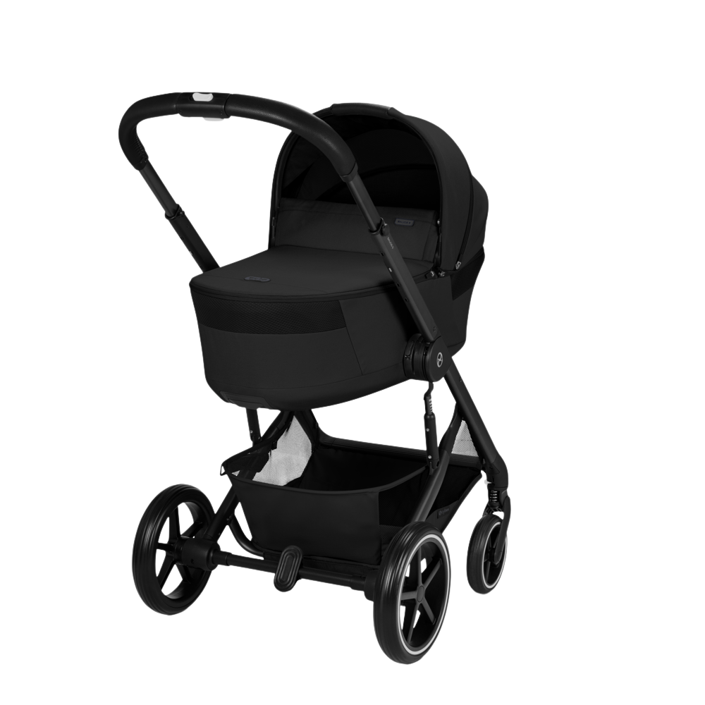 Kinderwagen Balios S Lux BLK Moon Black/Black CarryCot Foldable Total Package Deal incl. Autostoel, Base, Kinderstoel, Co-Sleeper & Adapterset null_3