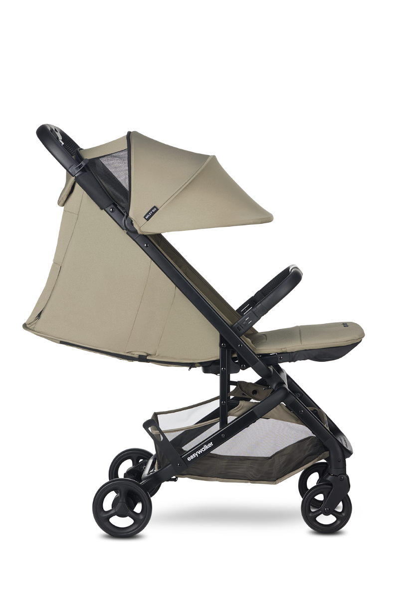 Buggy Easywalker Miley Go Moss Green Total Package Deal incl. Transporttas, Cupholder, Stuurtje & Zonnescherm null_5