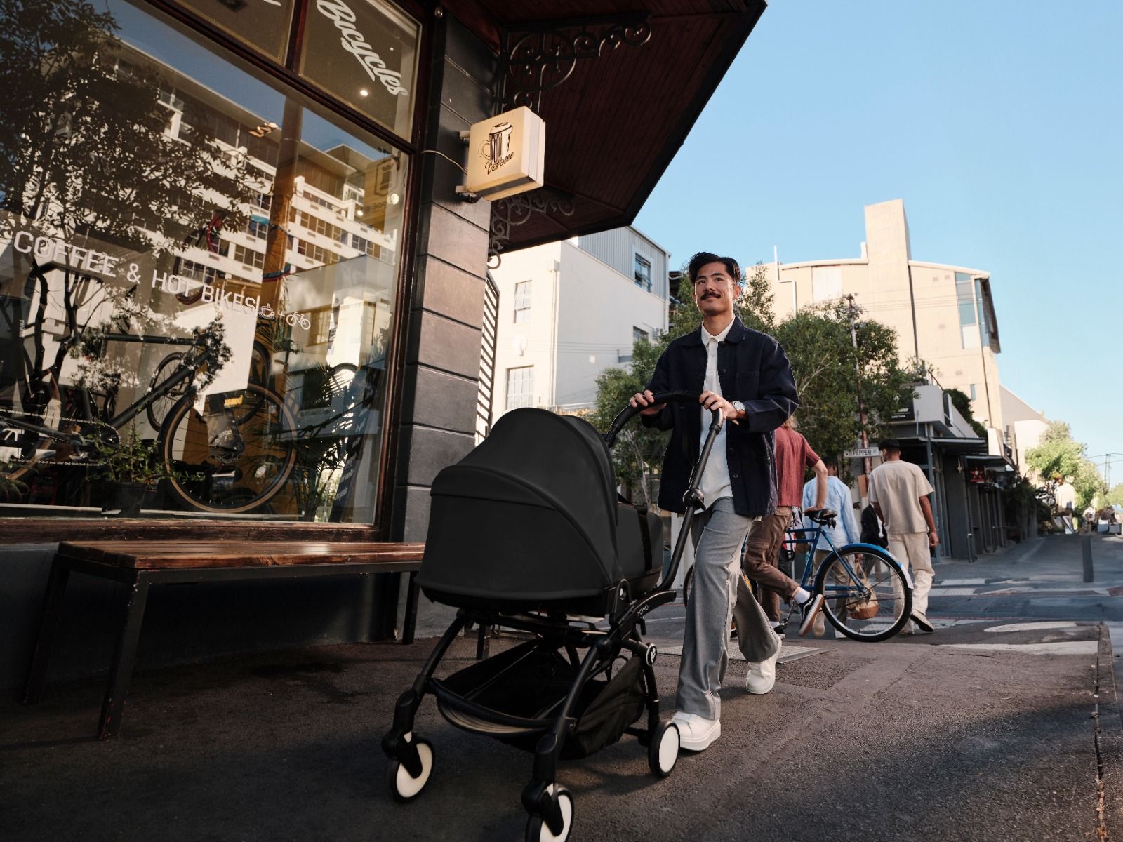 Buggy Stokke® YOYO3 Black Met Newborn Pack null_14