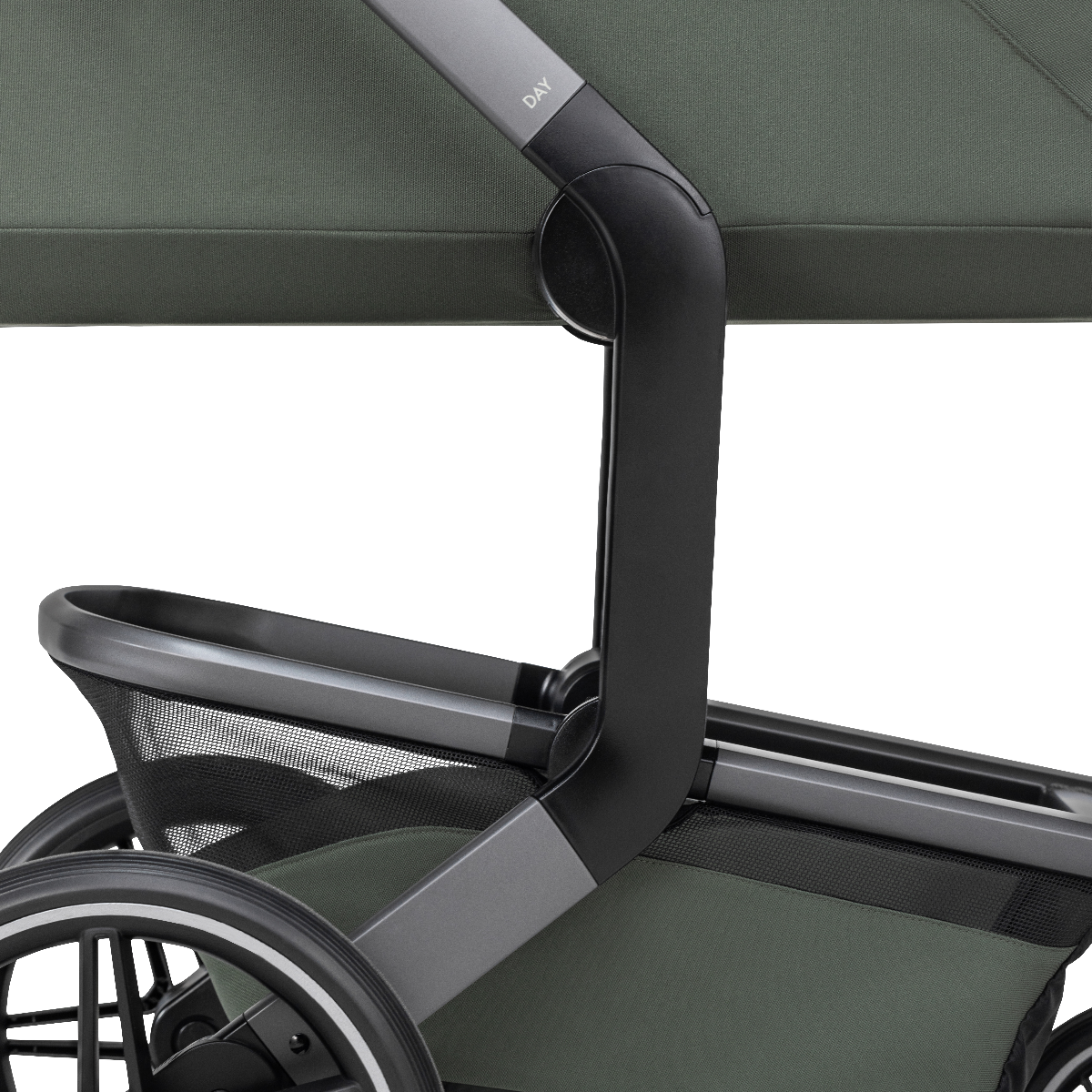 Kinderwagen Joolz Day5 Forest Green + Autostoel Jacky Pro 360° V2 & Base & Adapterset null_12