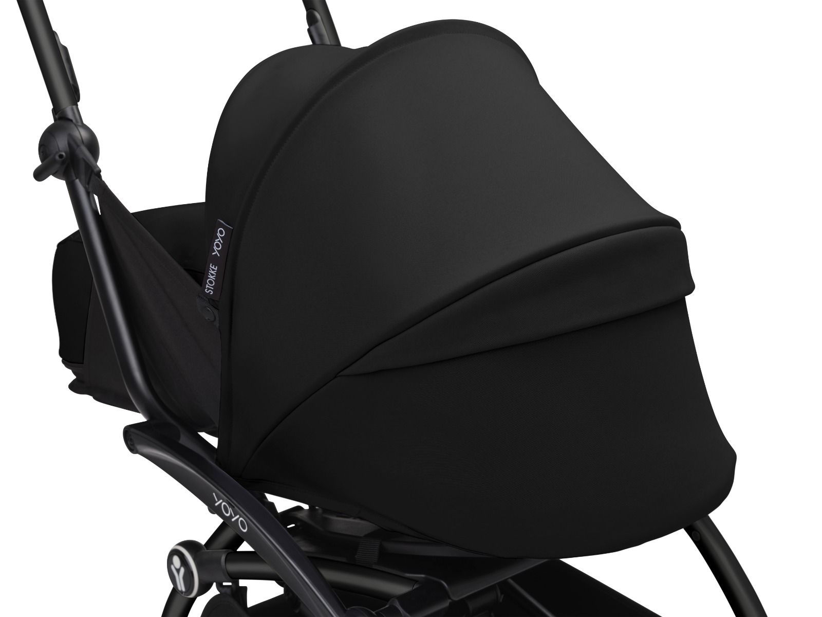 Buggy Stokke® YOYO3 Black Met Reiswieg null_11