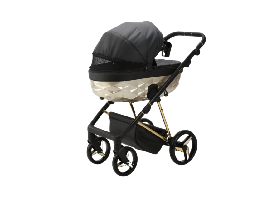 Kinderwagen Adamex Quantum Gold Star + Autostoel Maxi-Cosi Pebble Pro2 en Base Slide Tech null_5