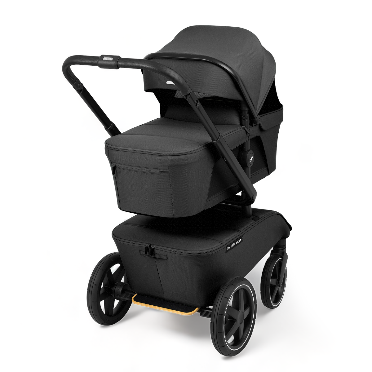 Kinderwagen The Jiffle V2 Black met Autostoel Cybex Cloud G3, Base, Adapterset & Bolderkar- en Duozitje null_10