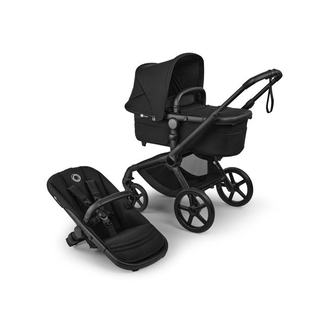 Kinderwagen Bugaboo Fox5 Renew Compleet Black/Heritage Black met Autostoel Jacky Pro 360° V2 & Base null_5