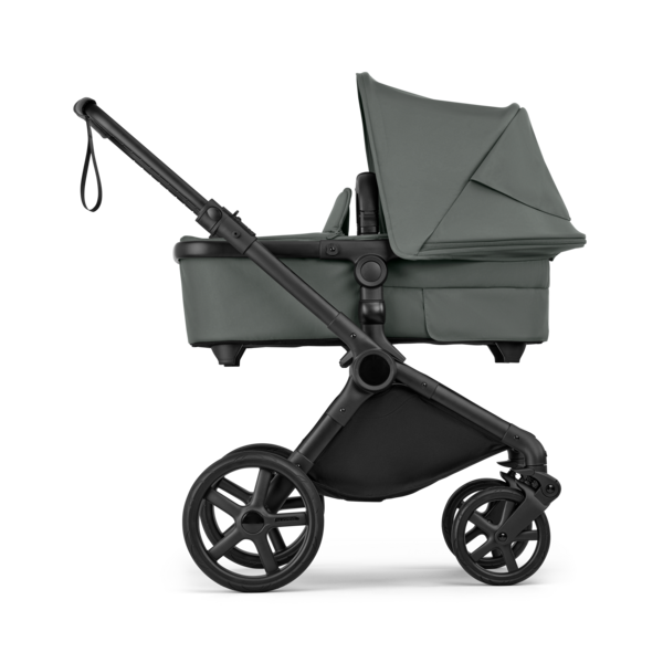 Kinderwagen Bugaboo Cub Black/Forest Green met Autostoel Joy Pro Glide 360°, Base & Adapterset null_4