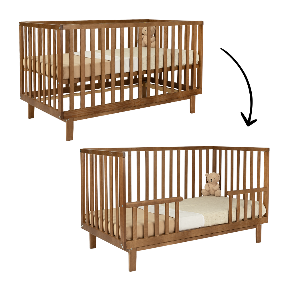 Meegroei Ledikant Novi Elise 70x140 Walnut null_1