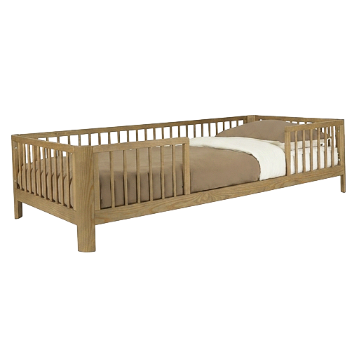 Kinderbed Novi Charlotte V2 90x200 Amber Oak ( Ronde Hoek ) null_1