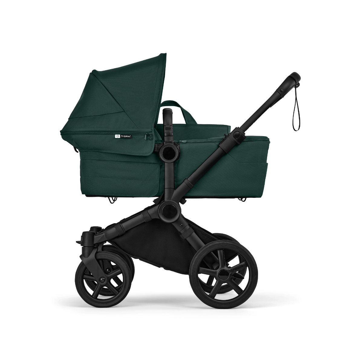 Kinderwagen Bugaboo Donkey6 Single Essential Stroller - Black/Fern Green null_4