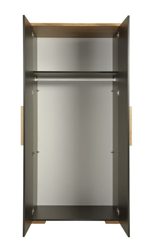 Kast Colorfull Home Loua 2-deurs met Extra Tussenschot met 2 Legplanken & Roede null_3