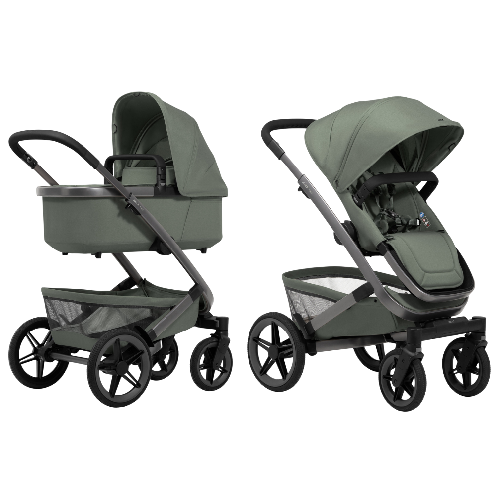 Kinderwagen Joolz Geo5 Sage Green + Autostoel Pebble Pro2, Slide Tech Base & Accessoires null_2