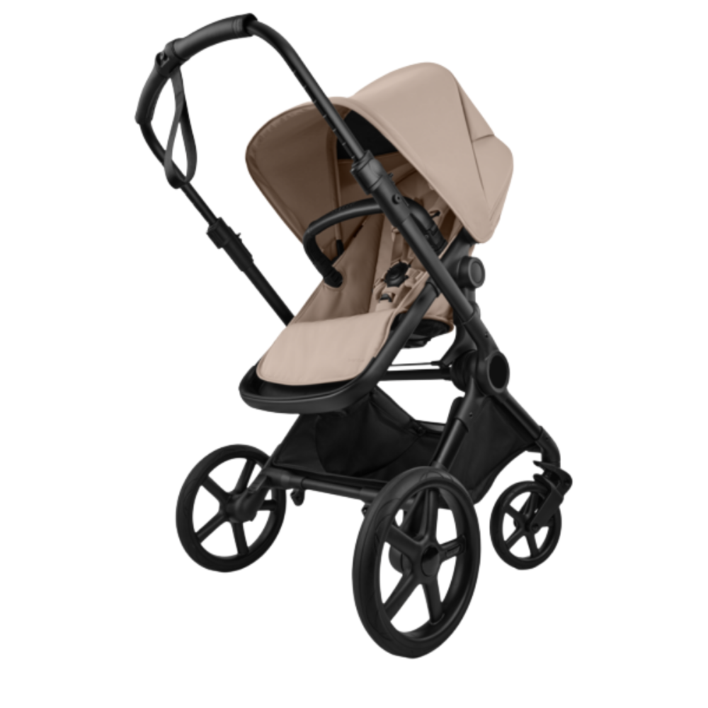 Kinderwagen Bugaboo Cub Compleet Black/Desert Taupe met Autostoel Joy Pro Glide 360°, Base & Adapterset null_10