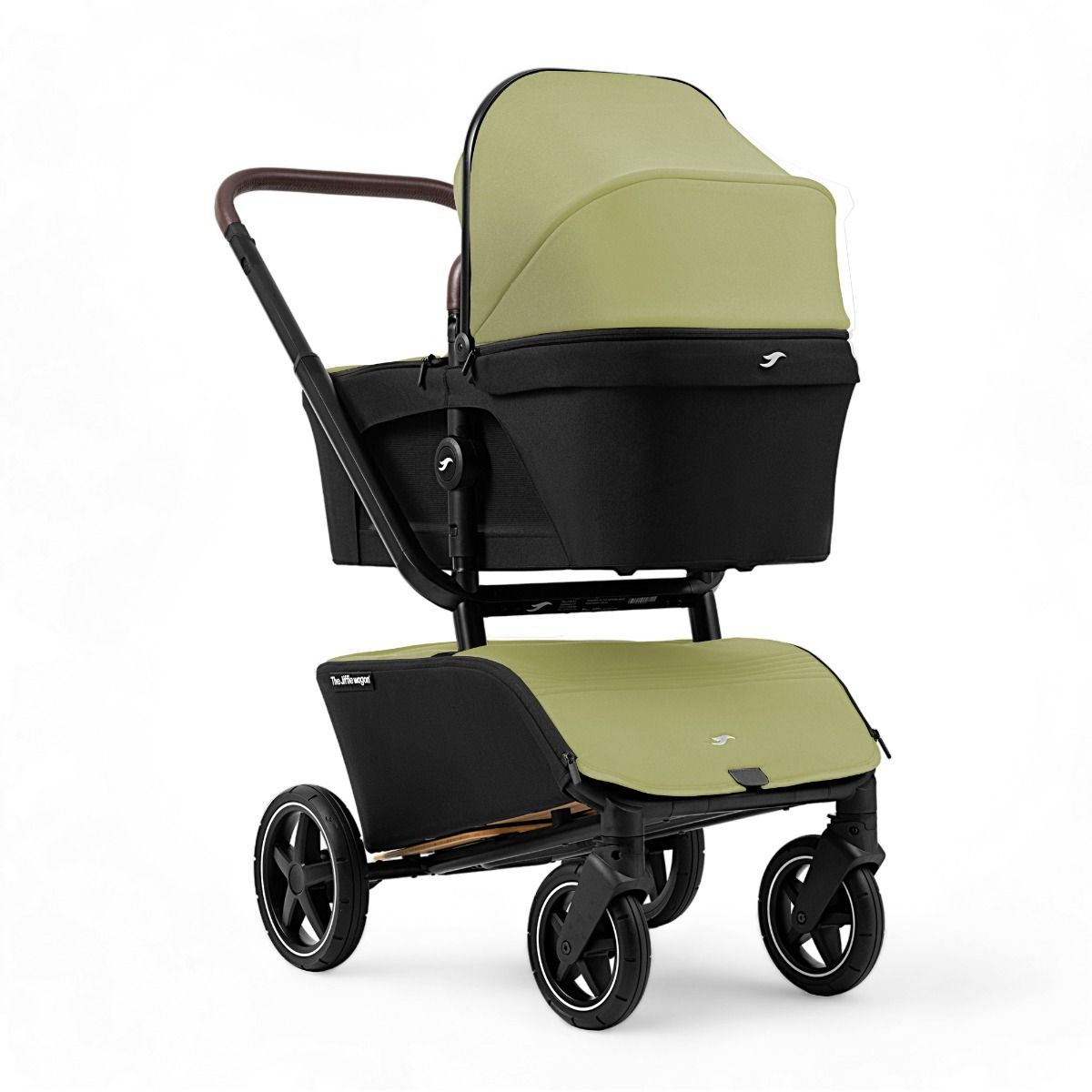 Kinderwagen The Jiffle Green + Autostoel Maxi-Cosi Pebble 360° & Base & Accessoires null_6