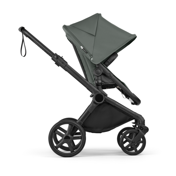 Kinderwagen Bugaboo Cub Black/Forest Green met Autostoel Joy Pro Glide 360°, Base & Adapterset null_8