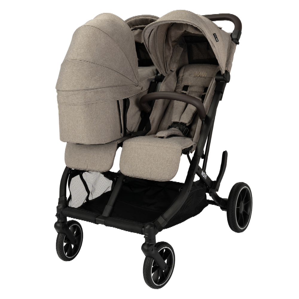 Tweeling Kinderwagen Novi Scott V2 Hazel Melange null_27