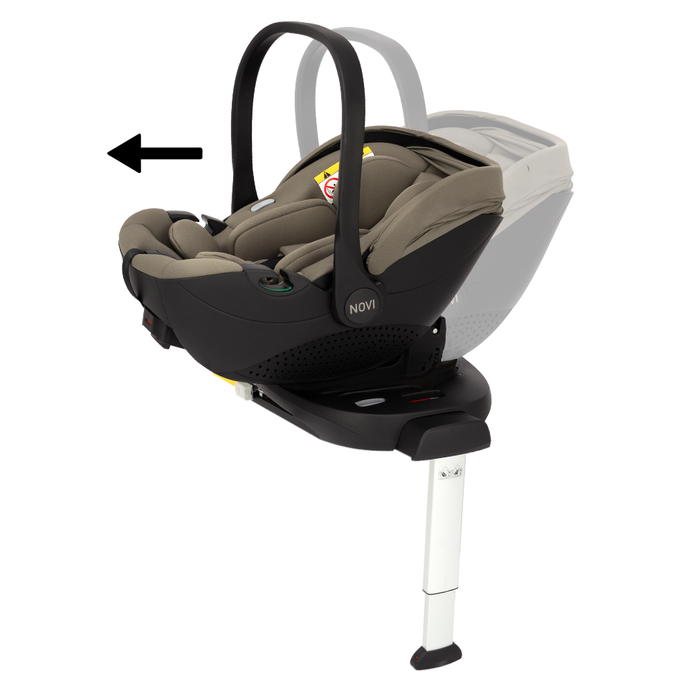 Kinderwagen Easywalker Harvey NXT Chestnut Brown + Autostoel Joy Pro Glide 360° & Base null_10