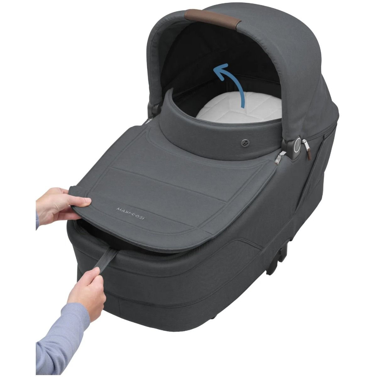 Kinderwagen Maxi-Cosi Oxford Plus Twillic Graphite met Autostoel Pebble 360° Pro2, Base Slide Tech & Adapterset null_13