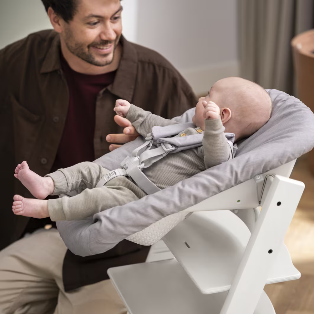 SET | Kinderstoel Stokke® Tripp Trapp® White met Newbornset & Eetblad + Babyset null_6