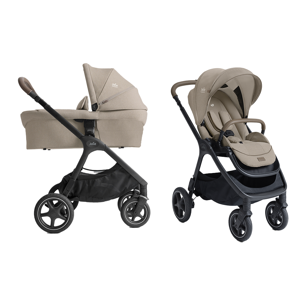 Kinderwagen Joie Signature Finiti Sandstone met Autostoel Jacky Pro V2 360° & Base null_3
