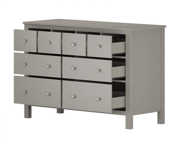 Babykamer (Meegroeiledikant Florine Amber Oak 70x140 + XL-Commode Bretagne Biscotti) null_12