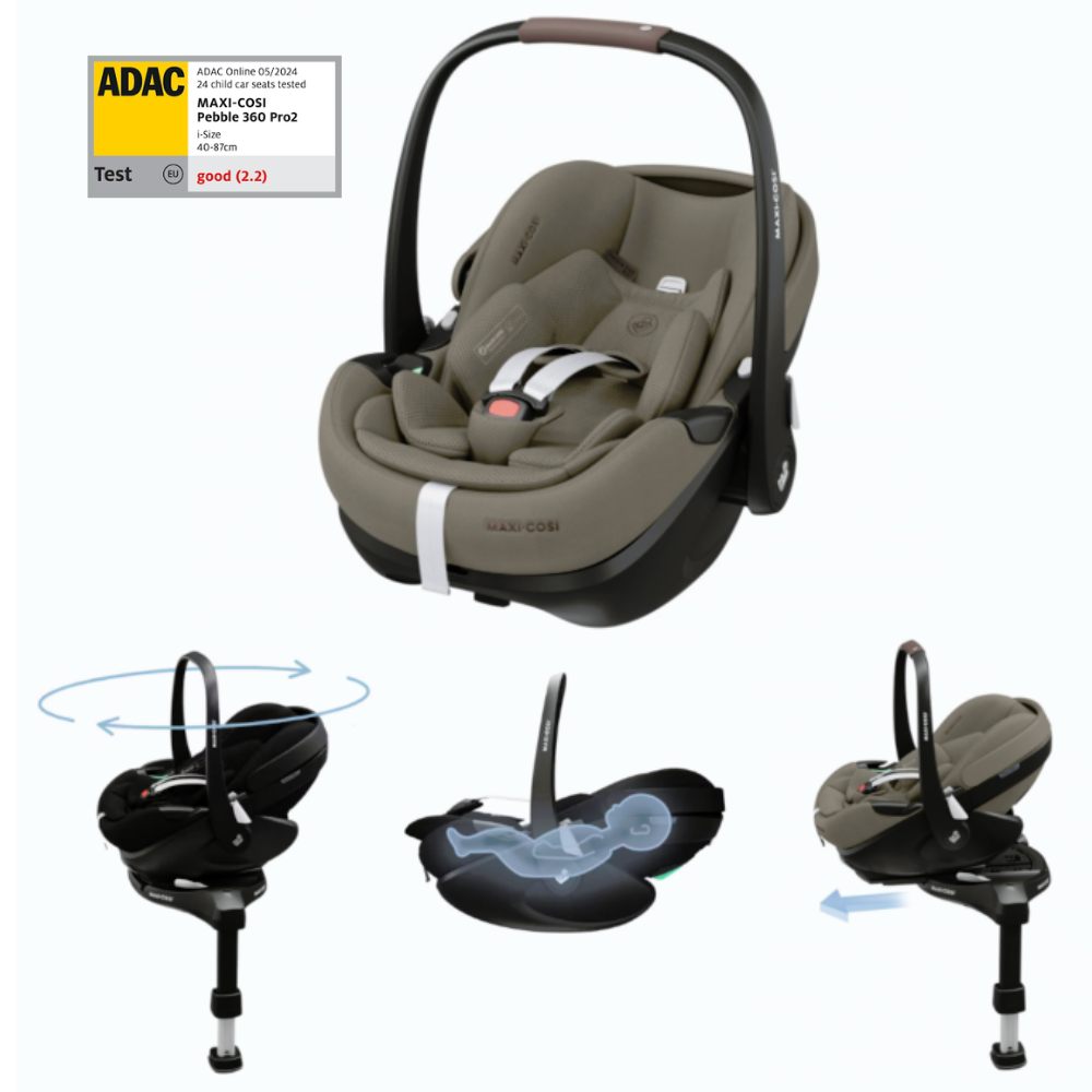 Kinderwagen Maxi-Cosi Oxford Plus Twillic Truffle Total Package Deal incl. Autostoel, Base, Kinderstoel, Co-Sleeper & Adapterset null_13