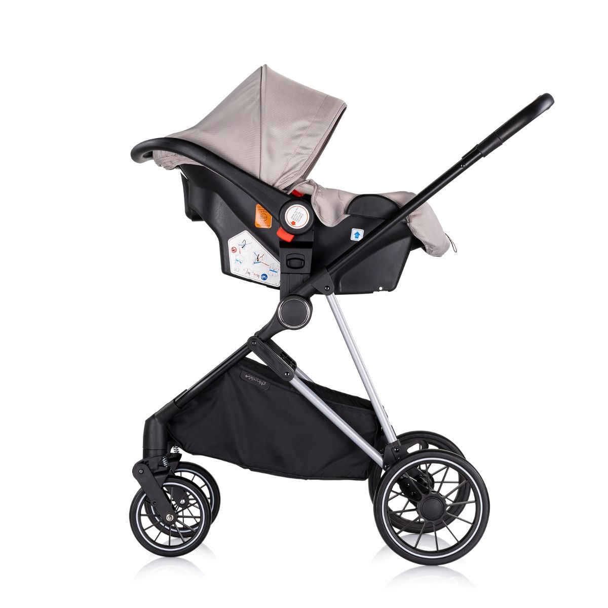 Kinderwagen Chipolino Aura Tiramisu Total Package Deal incl. Autostoel, Base & Campingbed null_10