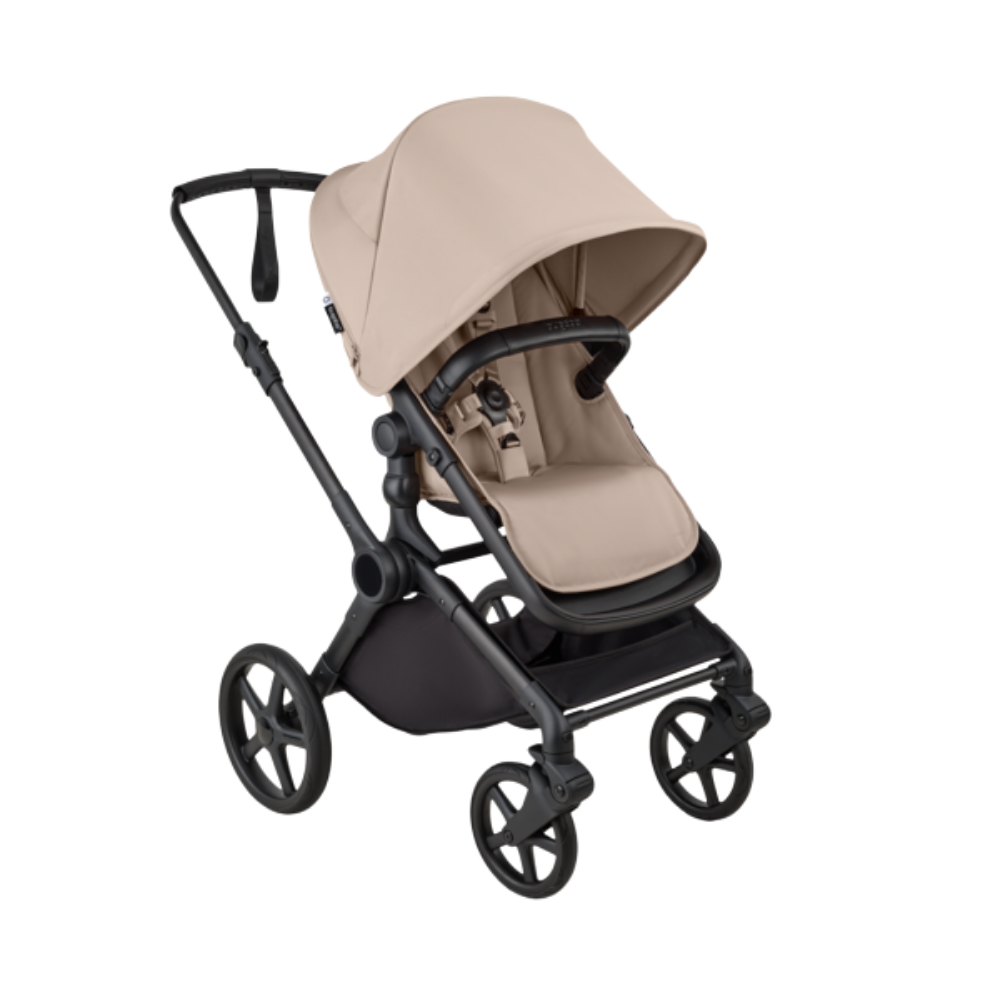Kinderwagen Bugaboo Cub Compleet Black/Desert Taupe met Autostoel Joy Pro Glide 360°, Base & Adapterset null_8