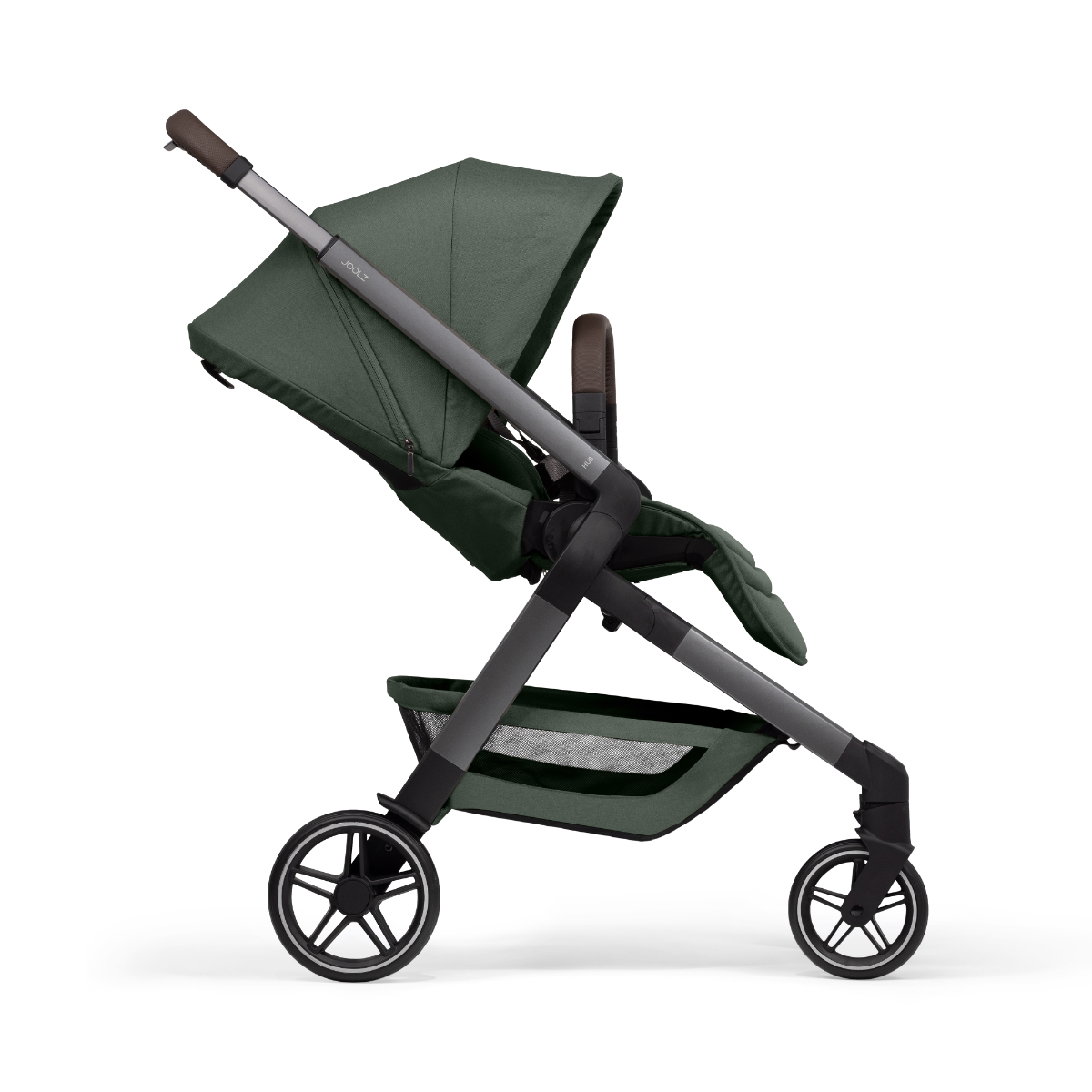 Kinderwagen Joolz Hub2 Forest Green + Autostoel Jacky Pro 360° V2 & Base & Adapterset null_8