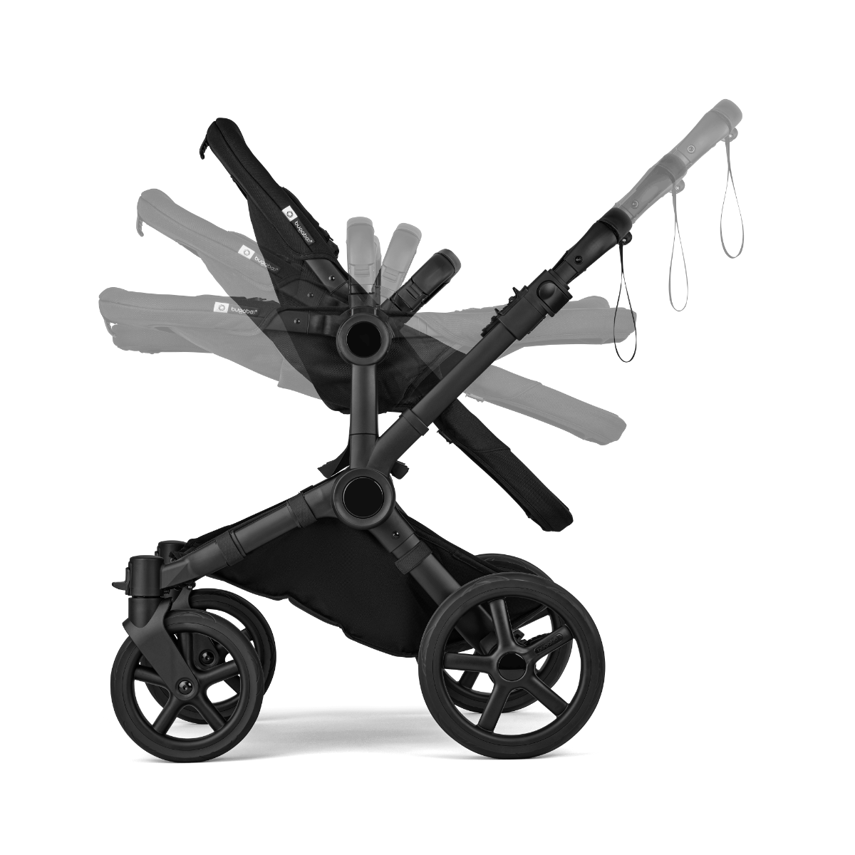 Kinderwagen Bugaboo Donkey6 Twin Complete - Black/Heritage Black null_11