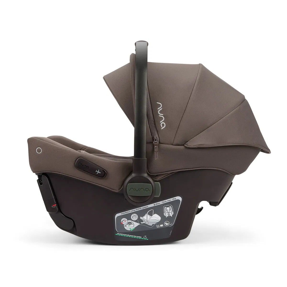 Kinderwagen Nuna DEMI Next Chestnut met meerijdplankje + Autostoel Nuna Pipa Urbn Chestnut null_21
