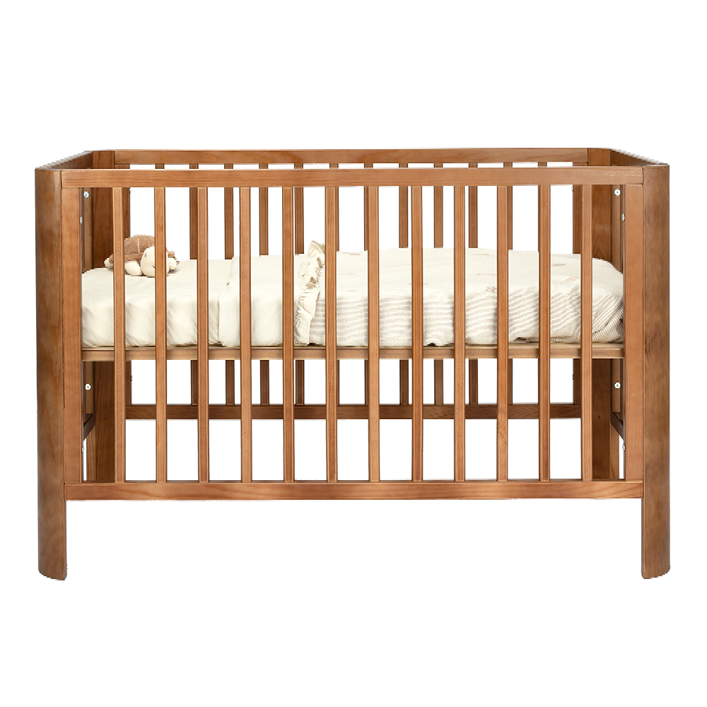 Ledikant Novi Philou (Ronde Hoek) 60x120 Walnut null_3